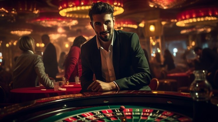Meja Teen Patti live dengan tiga kartu di layar
